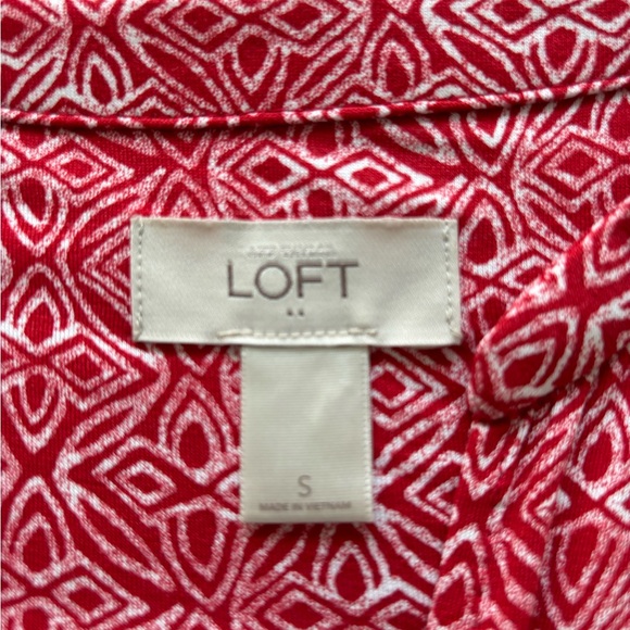 Ann Taylor Loft Sleeveless Tie Waist Dress EUC - Picture 8 of 12